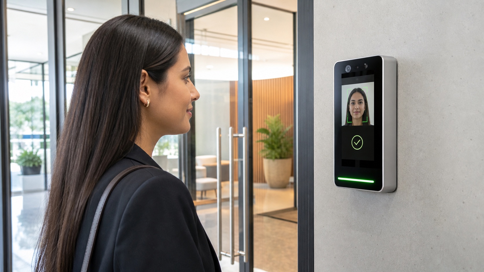 Acceso biométrico facial para empresas