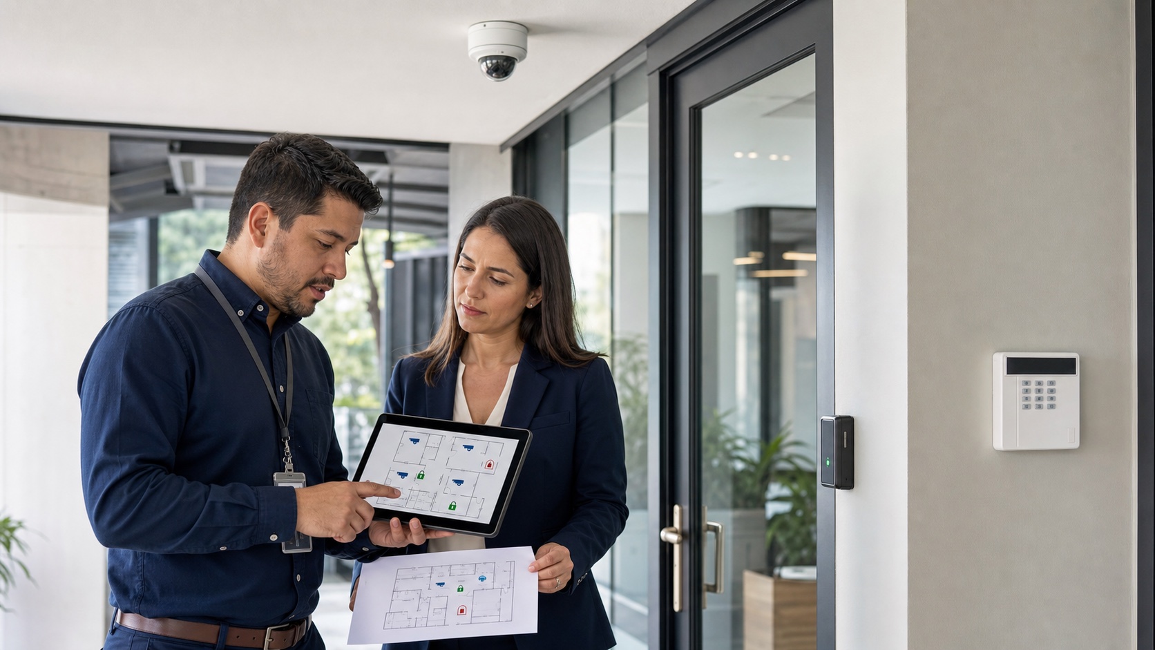 Sistema integrado de seguridad electrónica en operación